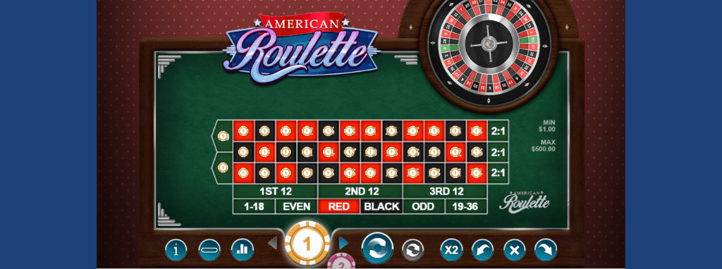 american roulette  insidebets