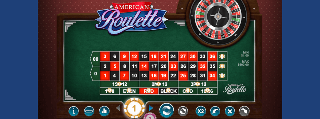 american roulette  outsidebets