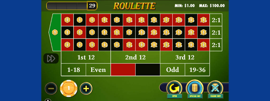 inside bet using pragmaticplay roulette app